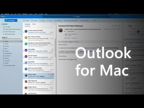 outlook for mac all except mail